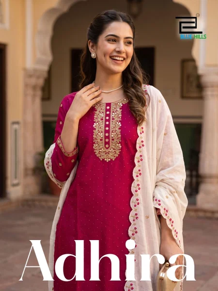 Adhira By Blue Hills Vichitra Kurti With Bottom Dupatta